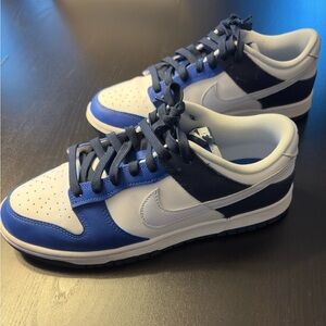 Nike Dunk Low Men's Blue and White